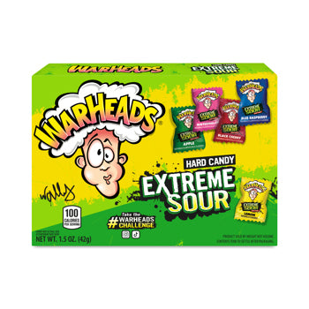 Warheads Extreme Sour Hard Candy Theater Box 1.5oz 10ct