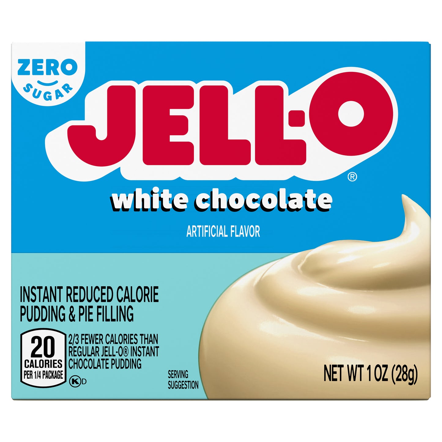 Kraft Jell-O Instant Pudding Sugar Free White Chocolate 1oz 24ct