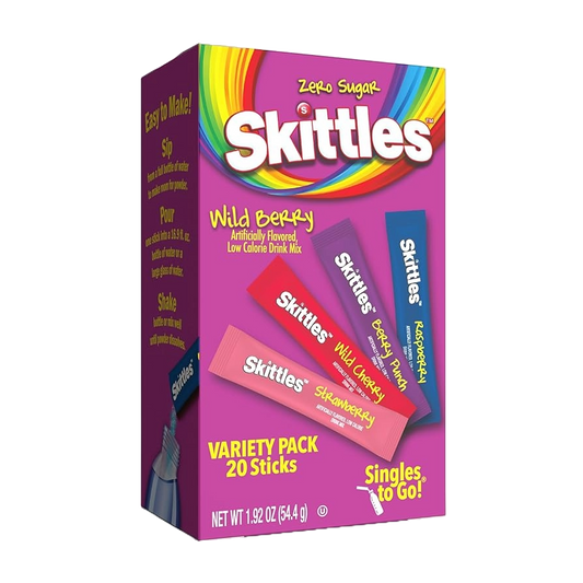 Skittles Wildberry Variety Drink Mix To Go 20pcs 6ct