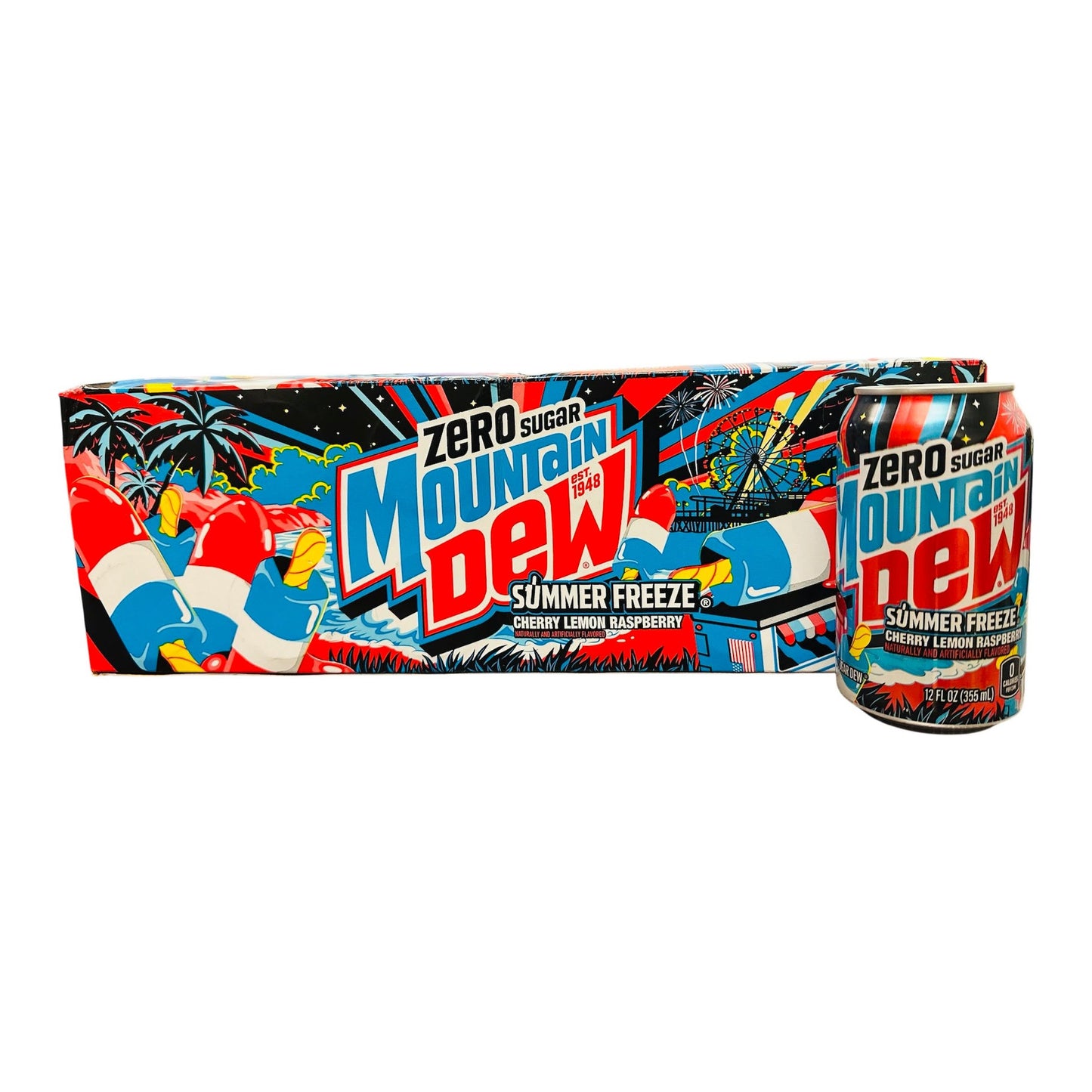Mountain Dew Summer Freeze Zero 12oz 12ct (Shipping Extra, Click for Details)