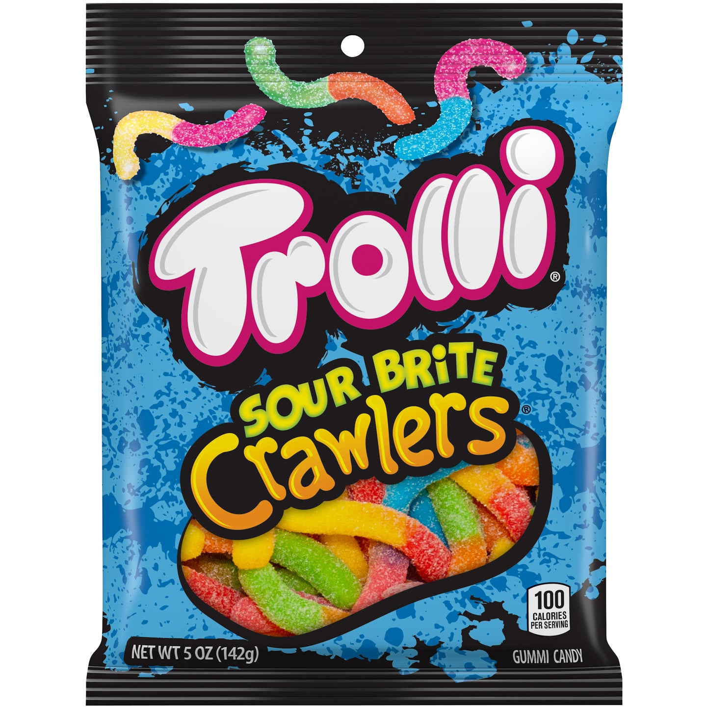 Trolli Peg Bag Sour Brite Crawlers 5oz 12ct