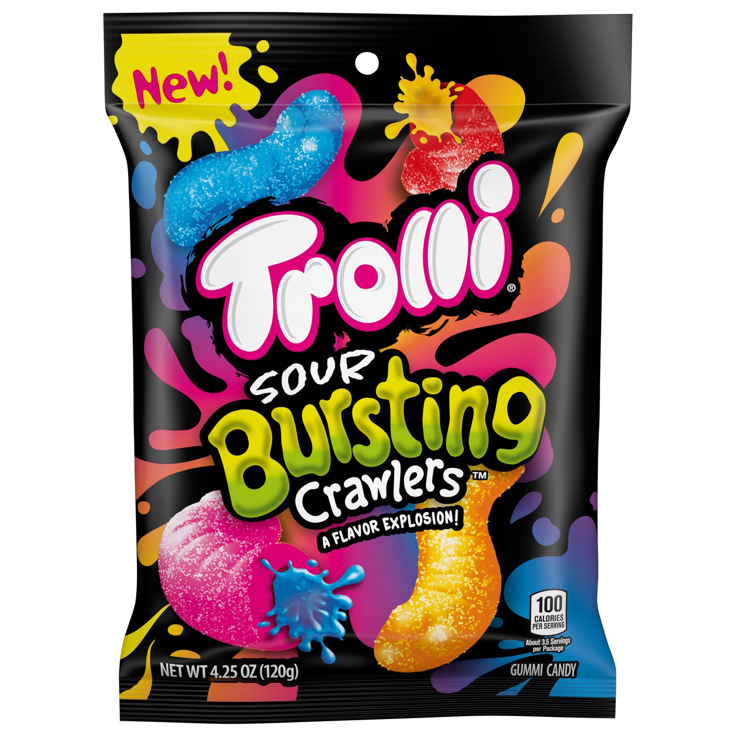 Trolli Sour Bursting Crawlers 4.25oz 12ct