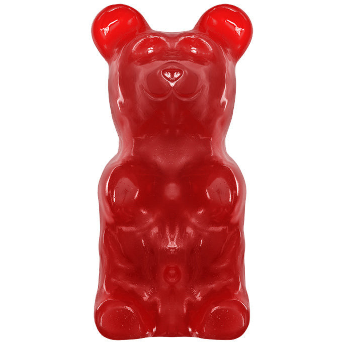 World's Largest Gummy Bear Cherry, Blue Raspberry, Sour Apple 5lb (2.26kg) NEW BLISTER PACKING (FIRM, STANDS ON THE SHELF) 3ct