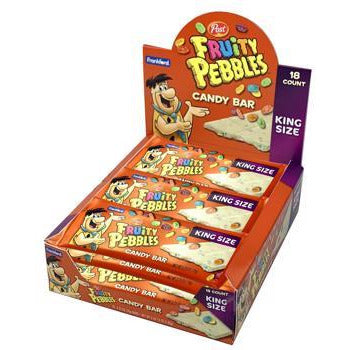 Fruity Pebbles White Chocolate Bar King Size 2.75oz 18ct