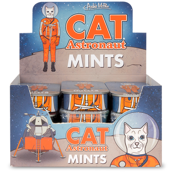 Archie McPhee Cat Astronaut Mints 0.85oz 12ct