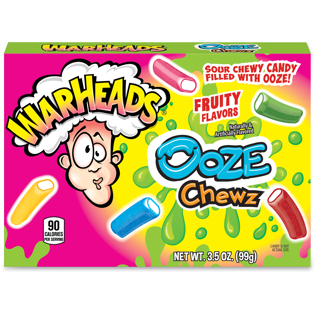 Warheads Theater Box Ooze Chewz 3.5oz 12ct
