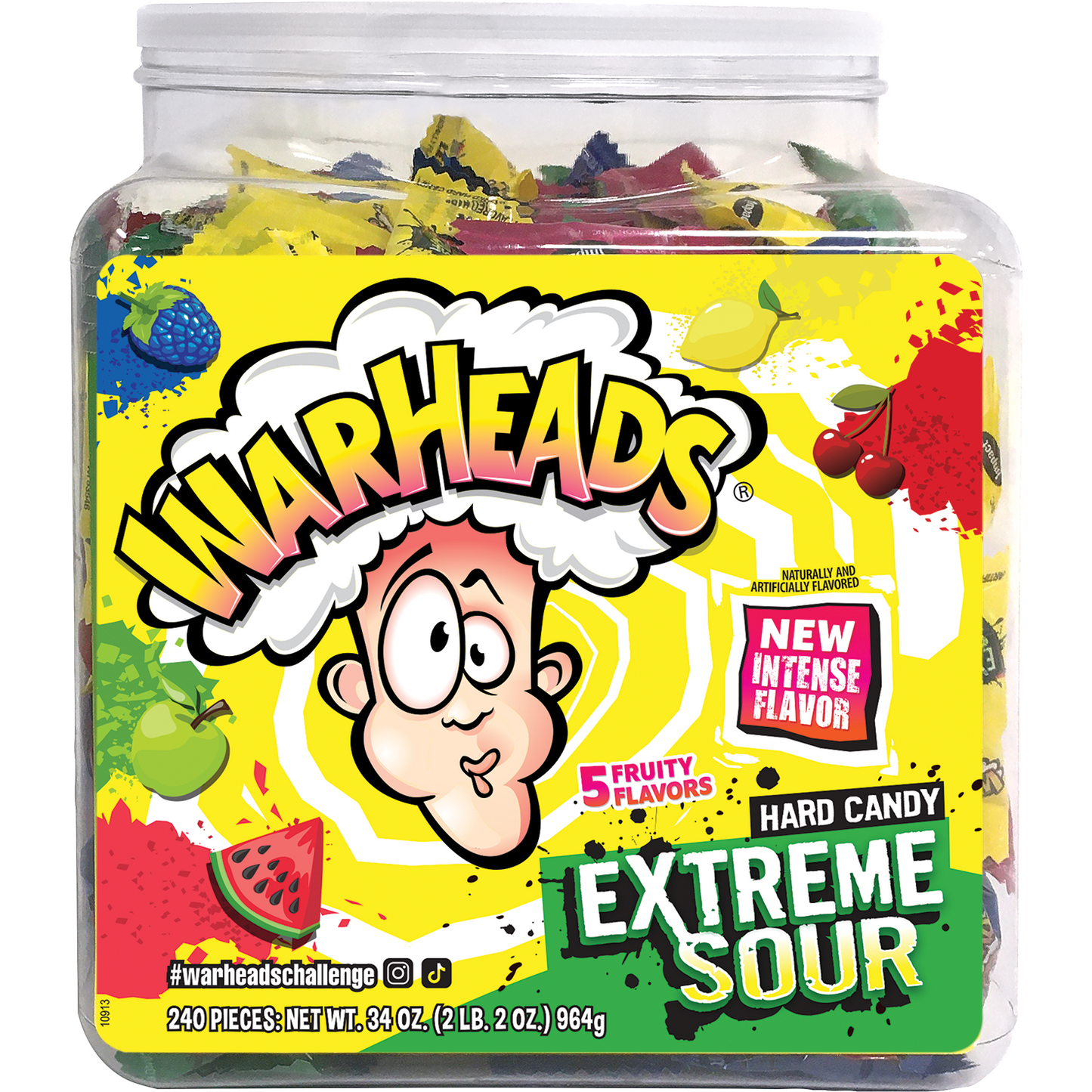 Warheads Tub 240pcs 1ct