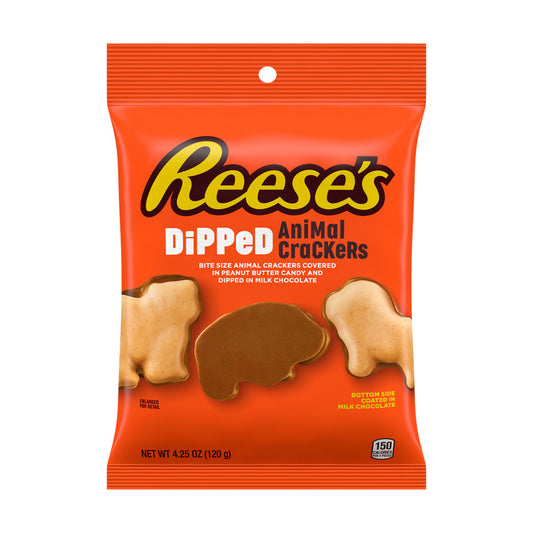 Reese's Dipped Animal Crackers Peg Bag 4.25oz 12ct