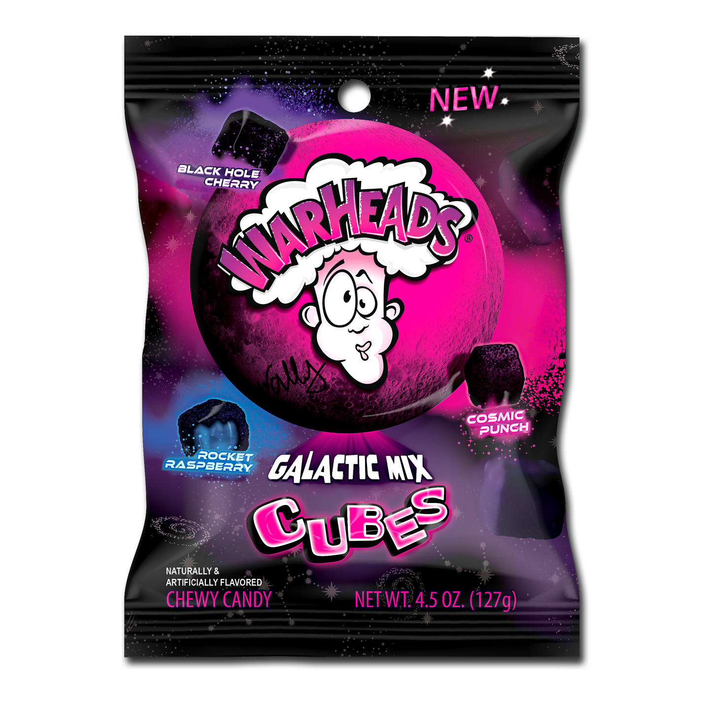 Warheads Galactic Cubes 4.5oz 12ct