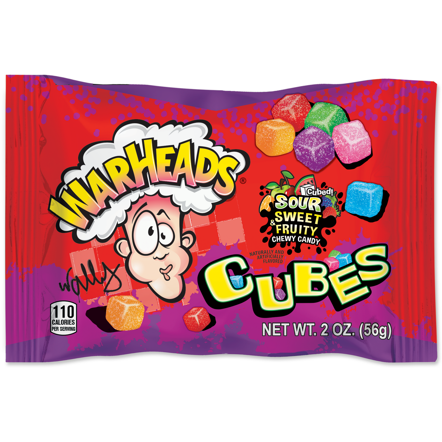 Warheads Sour Chewy Cubes 2oz 15ct