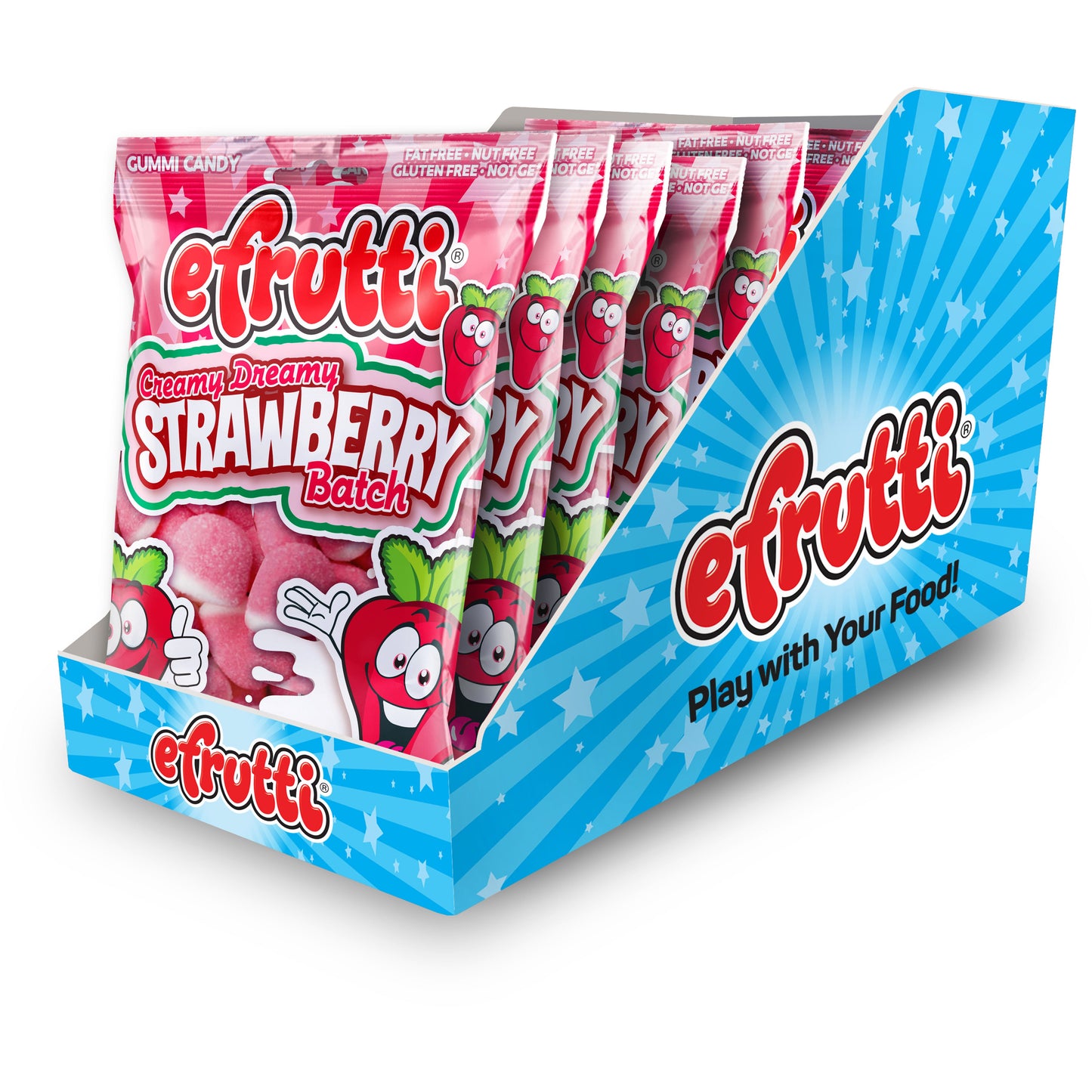E-Frutti Creamy Dreamy Strawberries 3.5oz 12ct