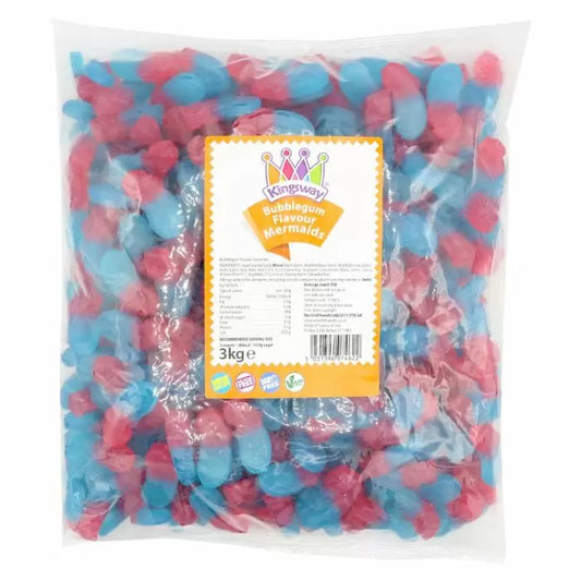 Kingsway Bubblegum Mermaids Gummy 3kg (UK)