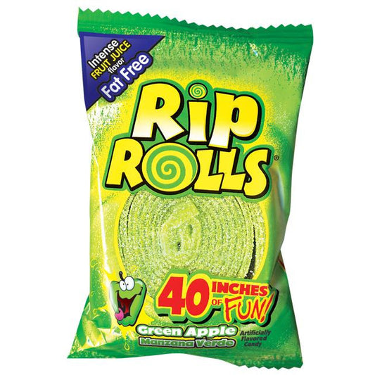 Rip Rolls Green Apple 1.4oz 24ct