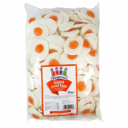 Kingsway Giant Gummy Fried Eggs 3kg (UK)