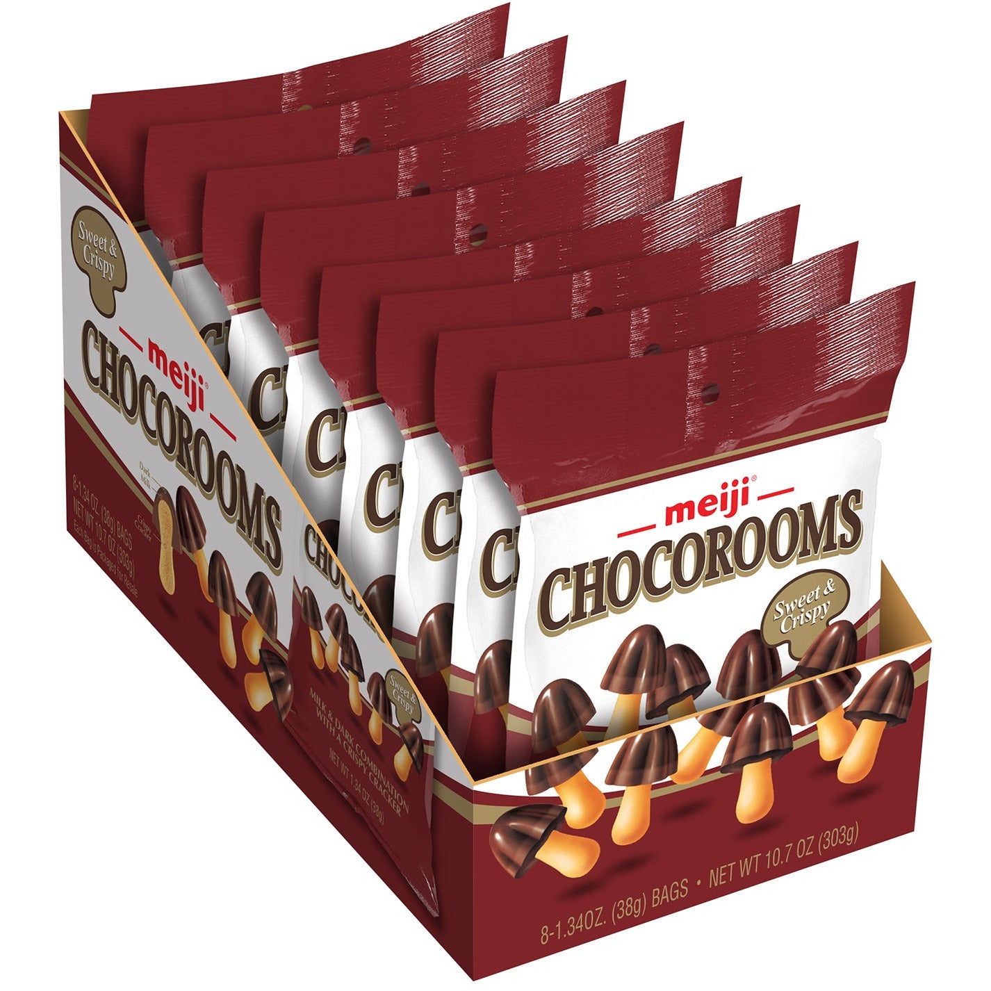 Meiji Chocorooms 1.34oz 8ct