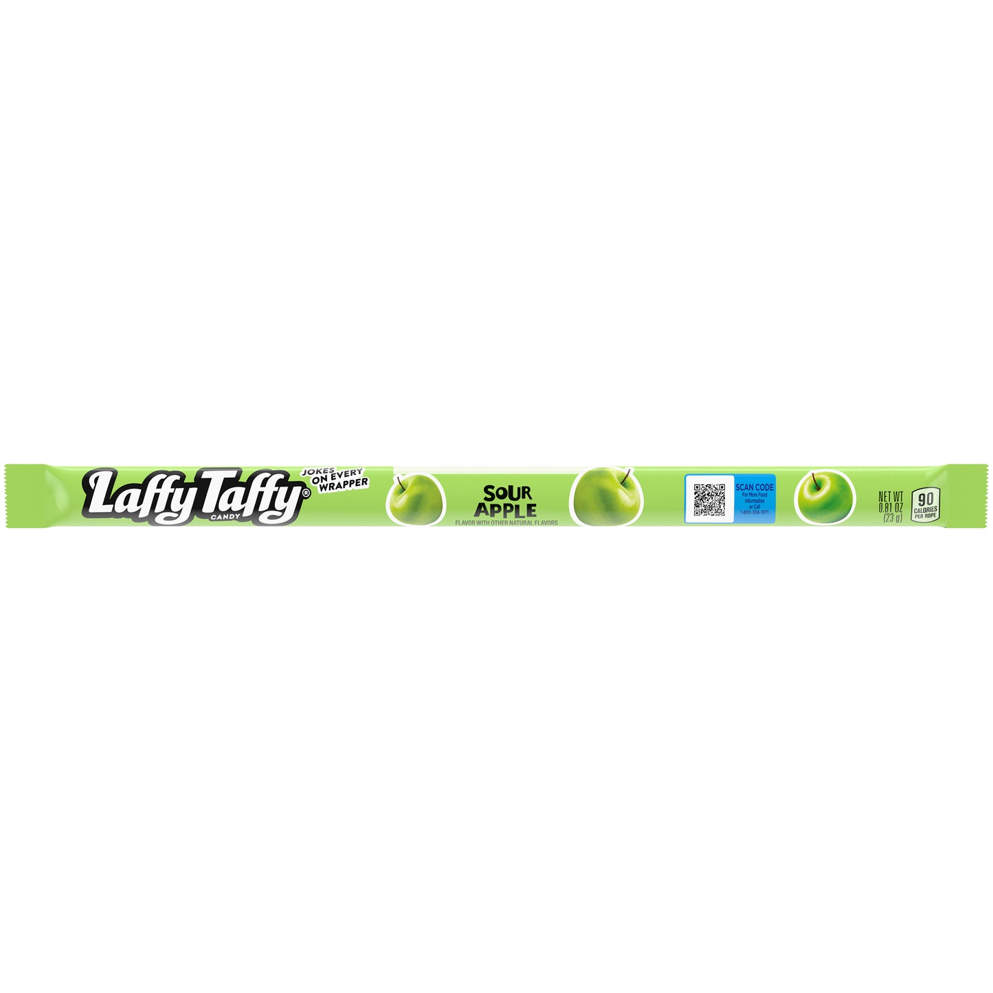 Laffy Taffy Rope Sour Apple 24ct