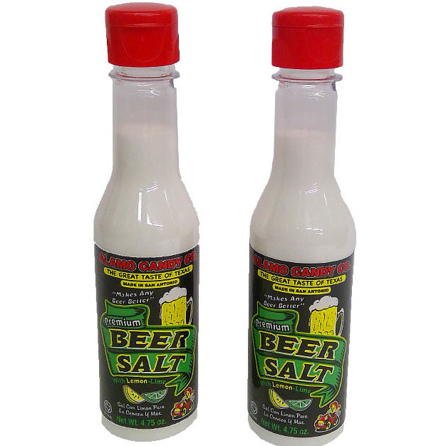 Alamo Beer Salt With Lemon Lime 4.75oz 12ct