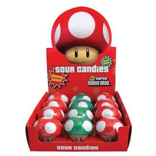 Boston America Mario Bros Mushroom sours 12ct - candynow.ca