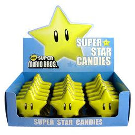 Boston America Mario Bros Star Candy 18ct - candynow.ca