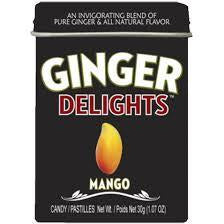 Ginger Delights Mints Mango 12ct - candynow.ca