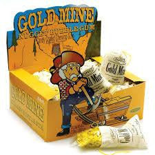 Gold Mine Nugget Bubble Gum 2oz 24ct - candynow.ca