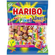 Haribo Rainbow Pixel Sour 160g 18ct (Europe)