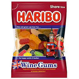 Haribo Wine Gums 175g 22ct (Europe)