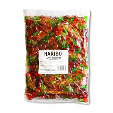 Haribo Bulk Happy Cherries 5lb 1ct - candynow.ca