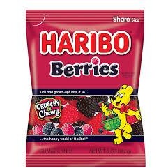 Haribo Peg Bag Berries 5oz 12ct - candynow.ca