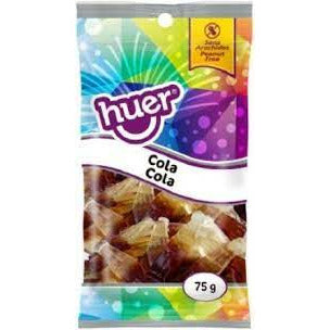 Huer Cola Bottles Peg Bag 75g 12ct