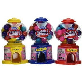 Kidsmania Mini Gumball Machine Dubble Bubble 1.41oz 12ct - candynow.ca