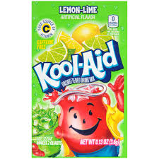 Kool-Aid Unsweetened Lemon Lime .13oz 48ct - candynow.ca