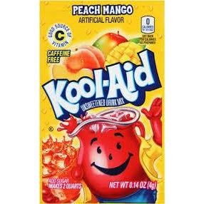 Kool-Aid Unsweetened Peach Mango .14oz 48ct - candynow.ca