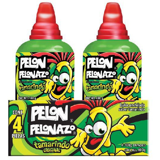 Lorena Pelonazo Tamarindo Original Jumbo 100g 4ct (Mexico)