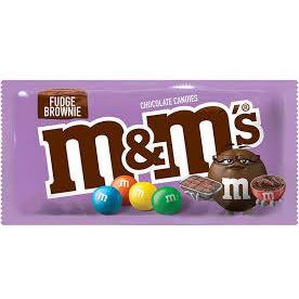 M&M's Fudge Brownie Milk Chocolate Candy, Share Size - 2.83 oz Bag