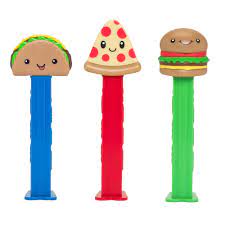 Pez Blister Treats Taco, Hamburger, Pizza 12ct