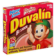 Ricolino Duvalin Strawberry Hazelnut 18ct (Mexico) - candynow.ca