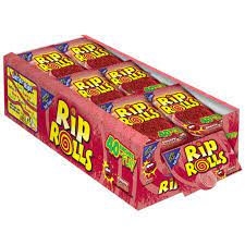 Rip Rolls Cherry 1.4oz 24ct