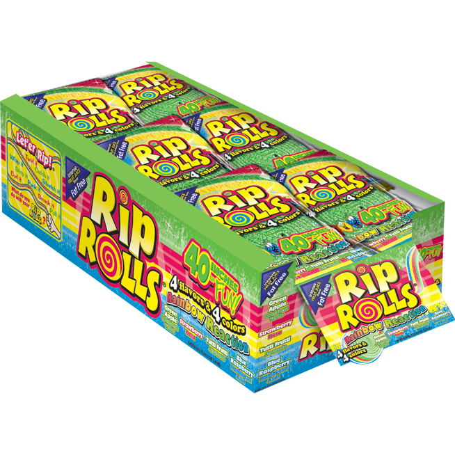 Rip Rolls Rainbow Reaction 1.4oz 24ct