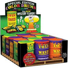 Toxic Waste Special Edition Colored Drums 1.7 Oz 12ct - candynow.ca