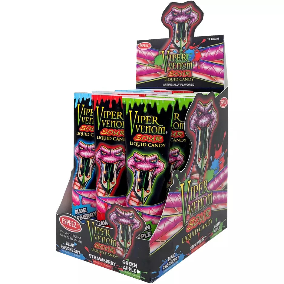 Viper Venom Sour Liquid Candy 12ct