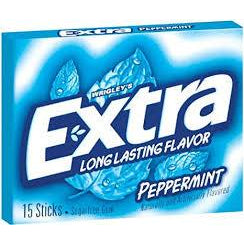 Wrigley Extra 15 Stick Peppermint 10ct - candynow.ca