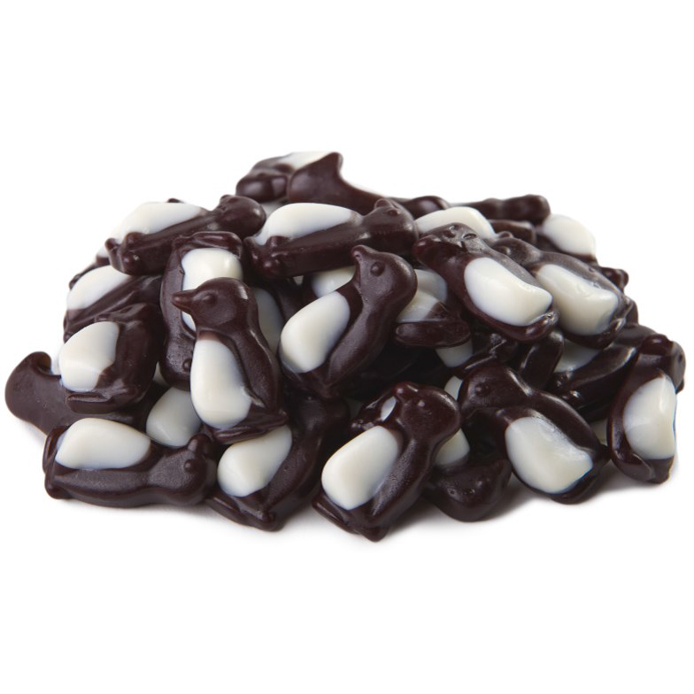 Huer Peach Penguins 1kg - candynow.ca