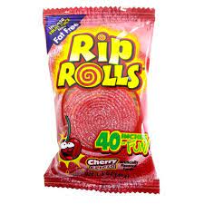 Rip Rolls Cherry 1.4oz 24ct