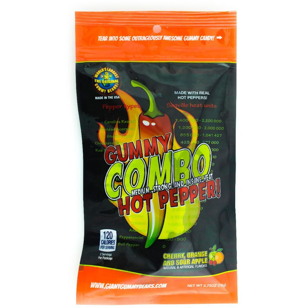 Gummy Combo Hot Pepper 2.75oz (78g) 12ct