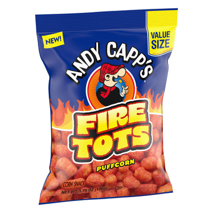 Andy Capps Fire Puffcorn Snacks Value Pack 3.750oz 8ct