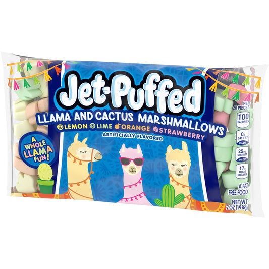 Jet Puffed Marshmallows Llama & Cactus 7oz 16ct