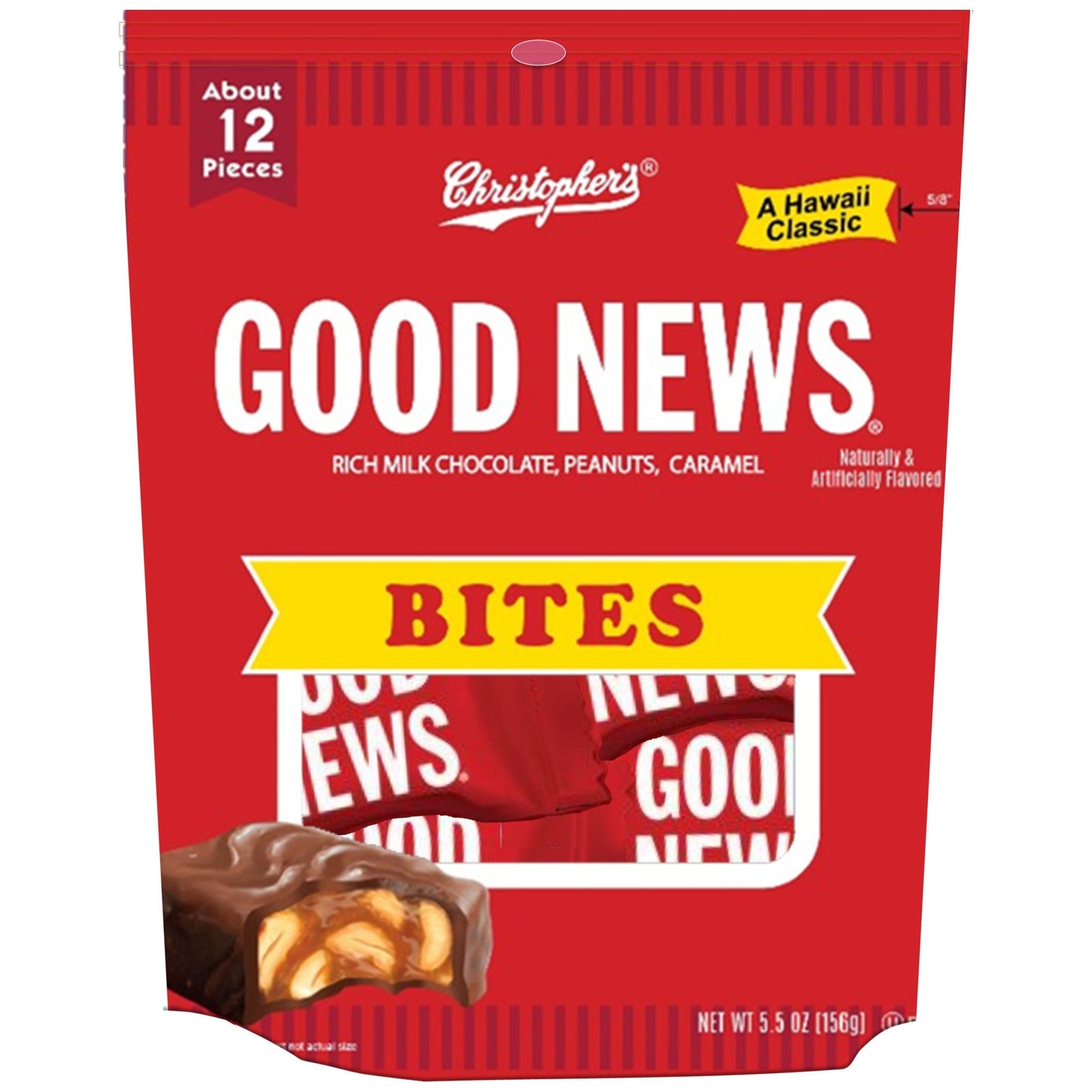 Adams & Brooks Good News Bites Peg Bags 5.5oz  6ct
