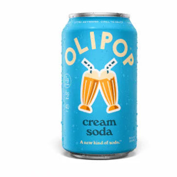 OLIPOP Cream Soda 12oz 4ct (Shipping Extra, Click for Details)