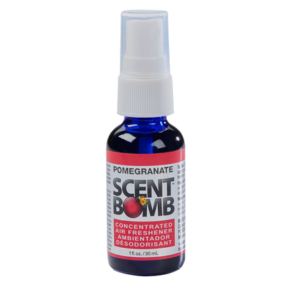 Scent Bomb Spray Assorted Display - Assortment 2 (Tangerine, Green, Pomegranate, Baby Powder, Vanilla) 1oz 20ct